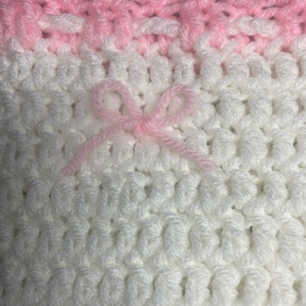 Crochet Drawstring Pouch - Picture 5 of 5